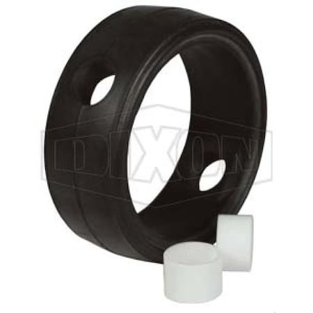 Dixon Valve Repair Kit, For Use with Clamp End and Weld End Butterfly Valves, FKM, Black B5104-RKV250